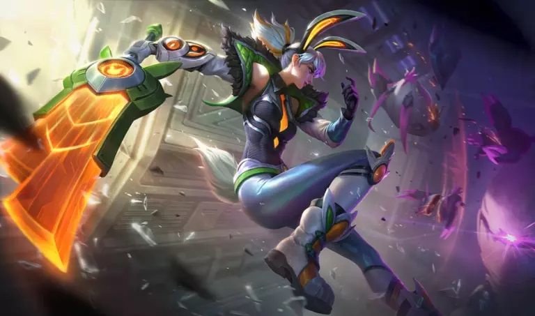 Battle Bunny Prime Riven Anima Squad Skin