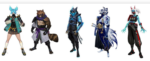 Fortnite samurai skin concept art
