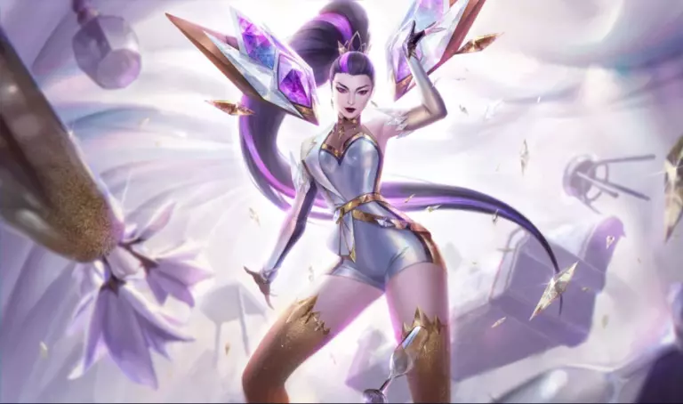 Prestige K/DA ALL OUT Kai'Sa August mythic skin