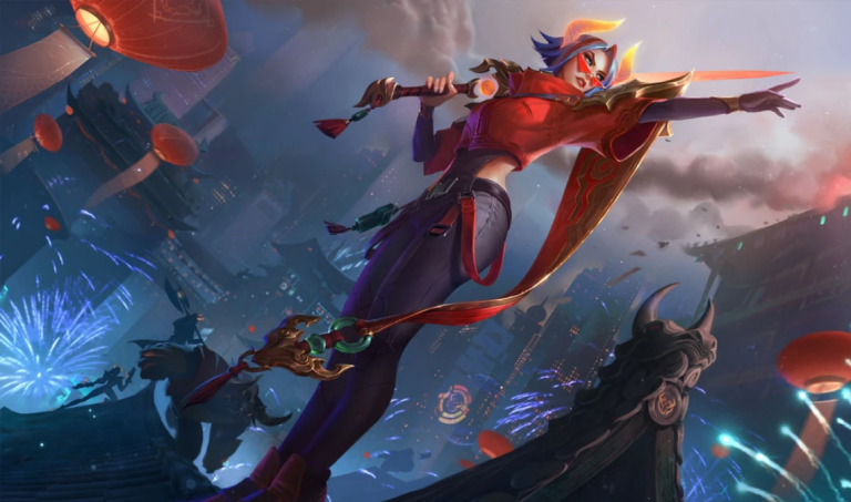 Lunar Beast Fiora in LoL