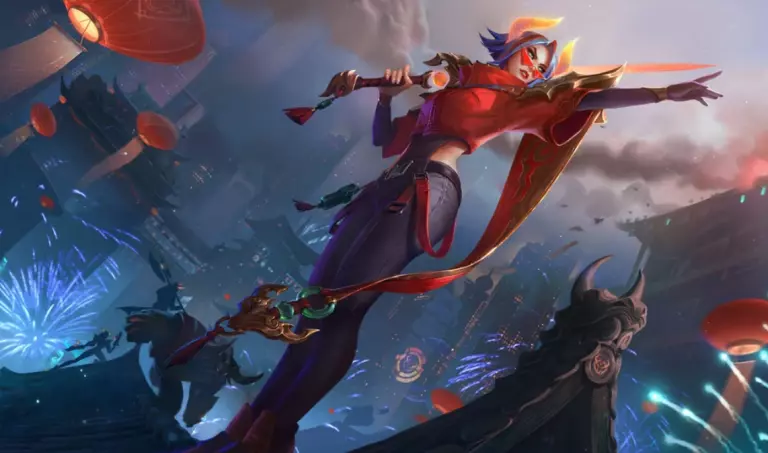 Lunar Beast Fiora in LoL
