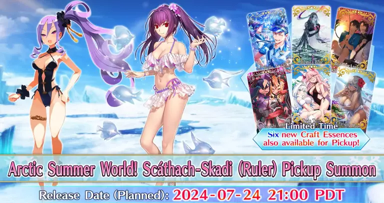 Summer Skadi release date FGO