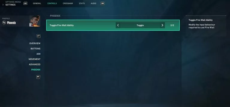 Valorant toggle abilities menu