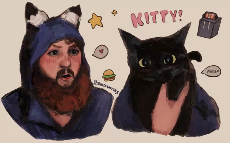 Caseoh fan art