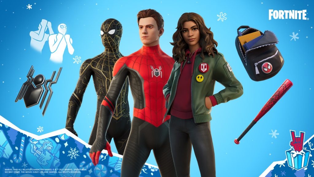 Fortnite Spiderman skins