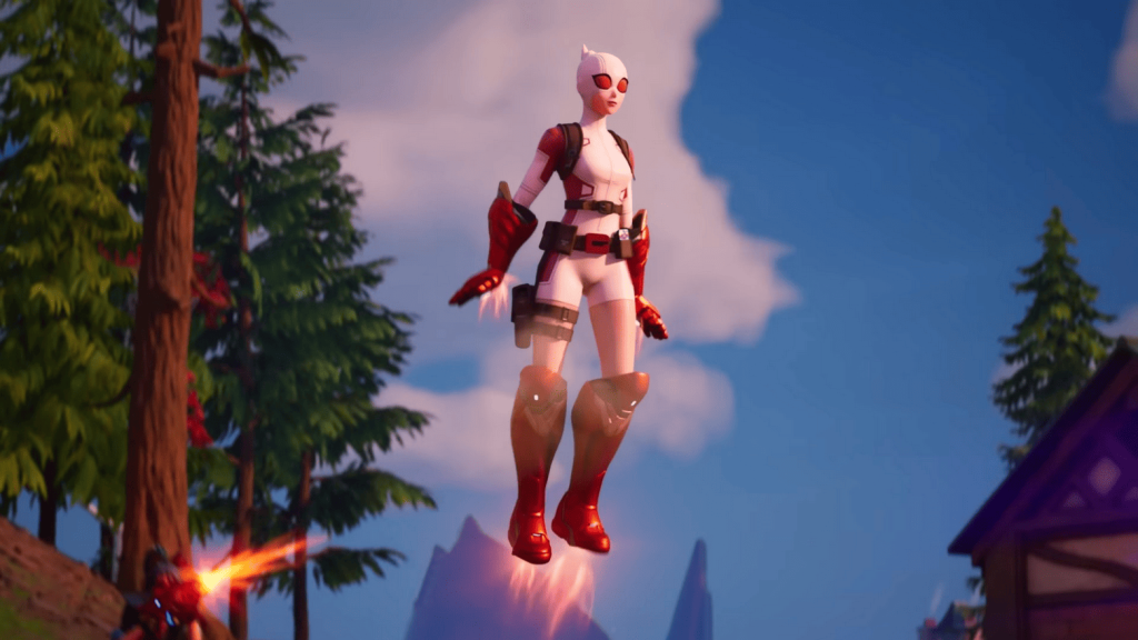 Gwenpool from the Fortnite Marvel battle pass