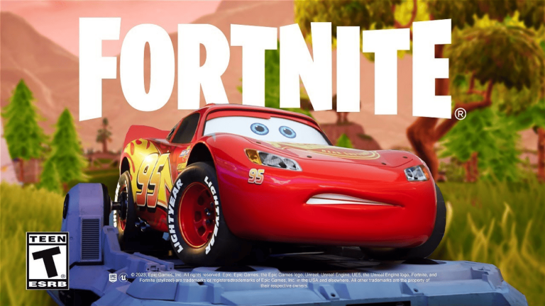 Lightning McQueen skin in Fortnite