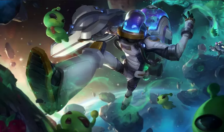 Astronaut Singed skin
