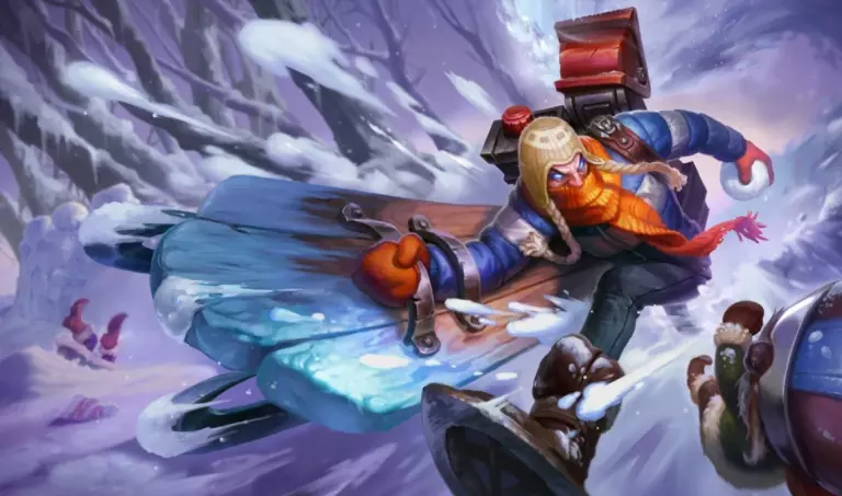 Snow Day Singed skin