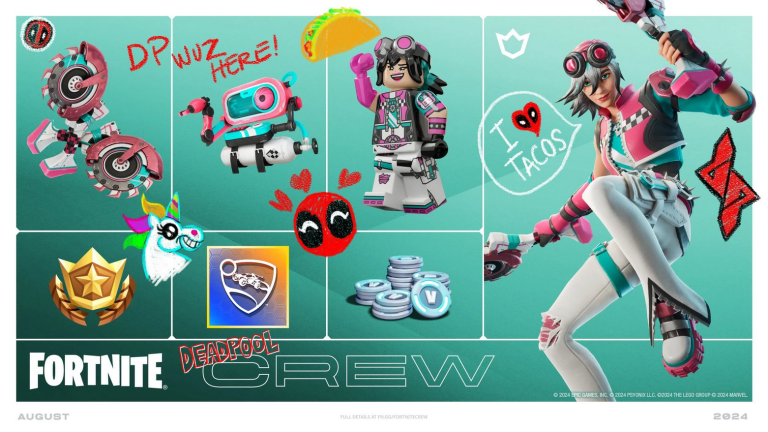 Fortnite crew pass August 2024