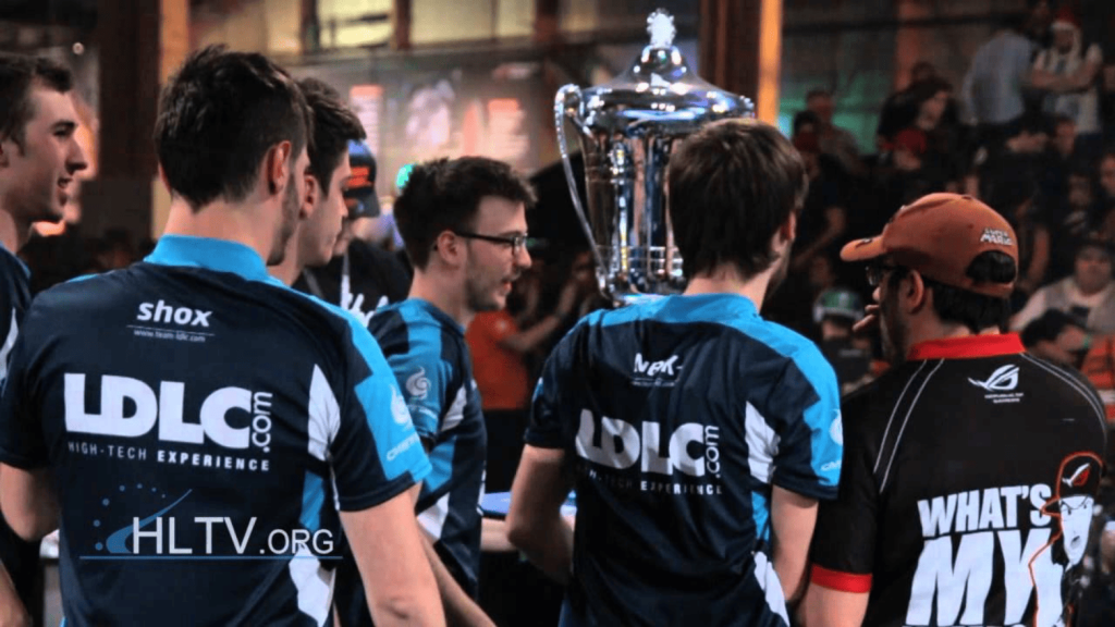 Team LDLC winning the CSGO Major at Dreamhack 2014.