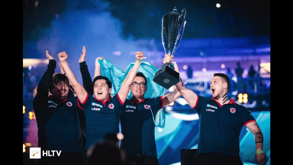 Gambit Esports, the winners of the PGL Major in Krakow.