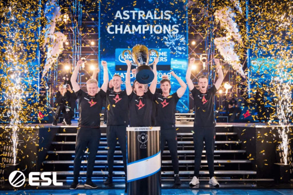 Astralis at the IEM Katowice Major 2019.