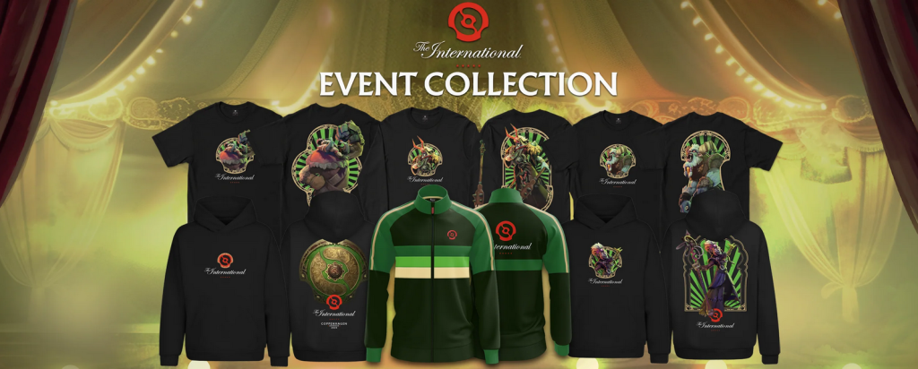 The T1 merch typo in the bottom left sweatshirt.