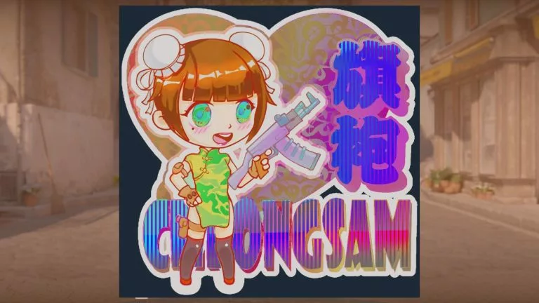anime sticker in CS2