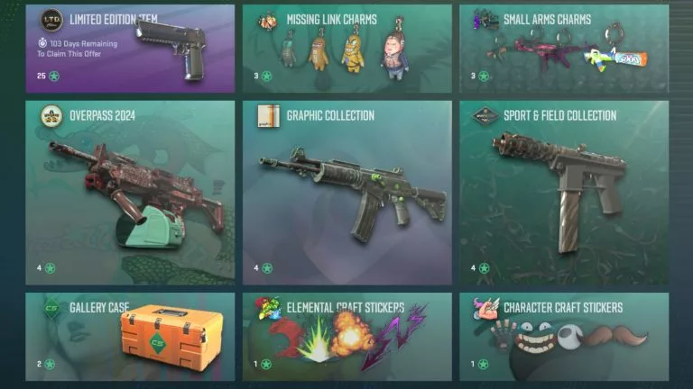 Armory credits CS2
