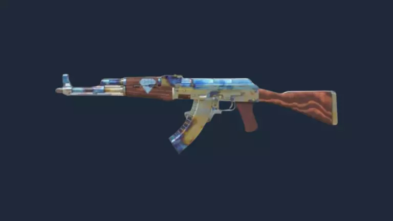 The most expensive CS2 gun: The Blue Gem-patterned Ak-47.