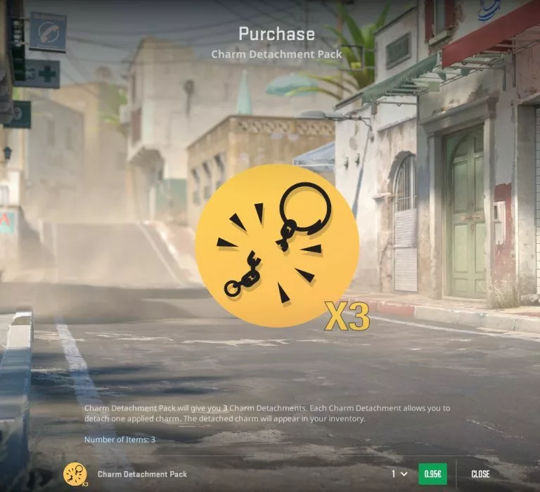 remove CS2 charms