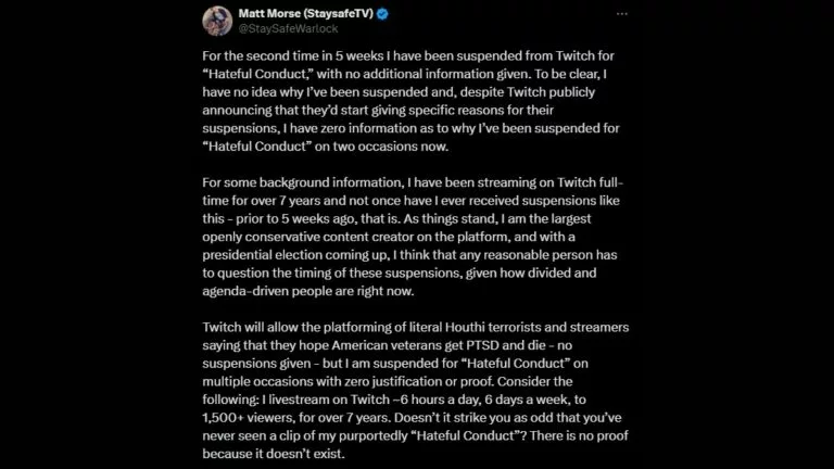 StaySafeTV Twitch banned moving to Kick