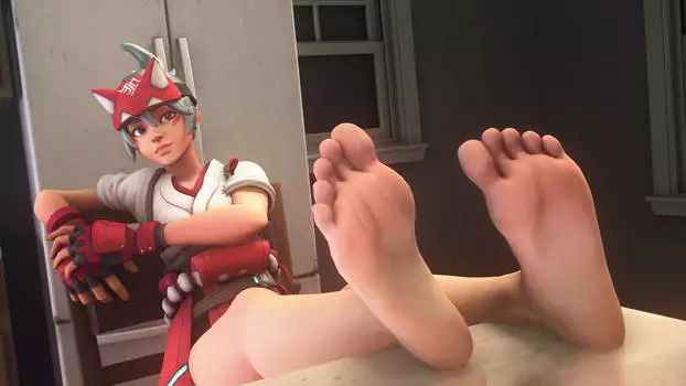 Overwatch 2 Kiriko feet