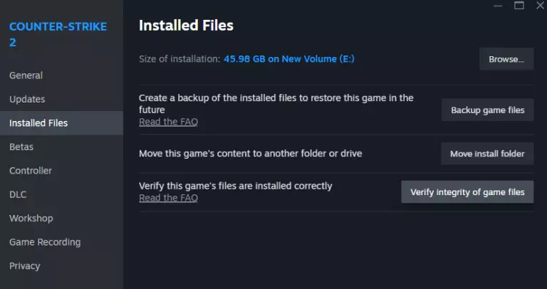 Fix CS2 not launching error verify Steam game files