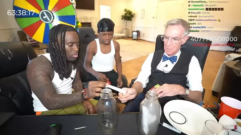 Bill Nye doing science on Mafiathon 2