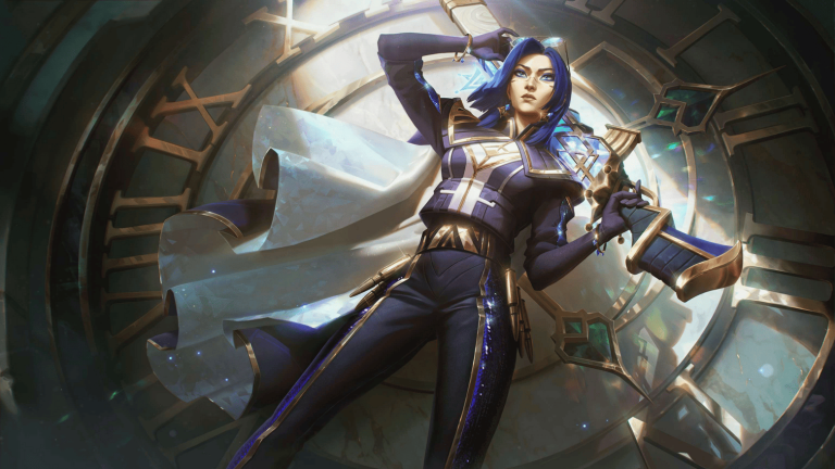 Prestige Commander Caitlyn for the Arcane special event in League of Legends.