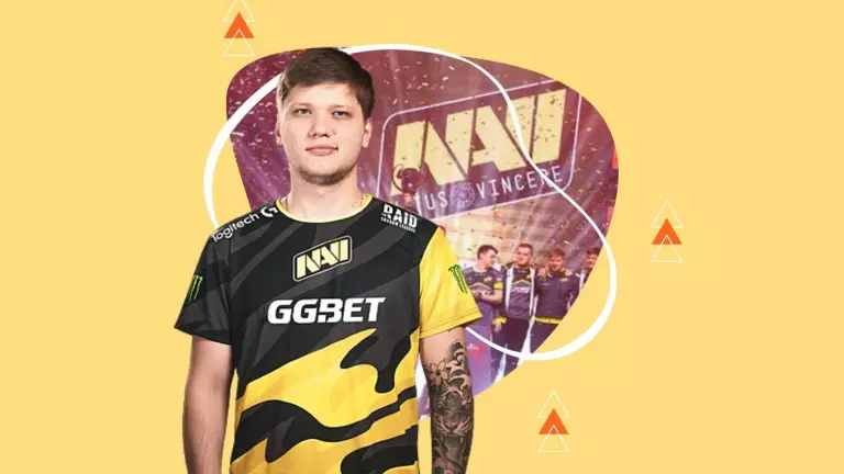s1mple on CS2 team Navi.