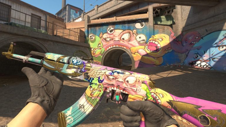 CS2 Overpass best skins B the Monster AK-47 header