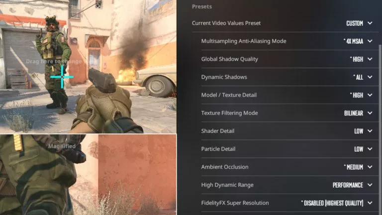 CS2 screenshot settings