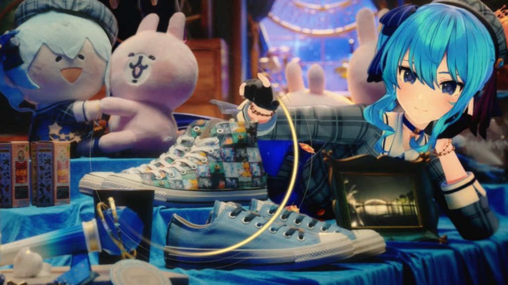 Hoshimachi Suisei collab with converse
