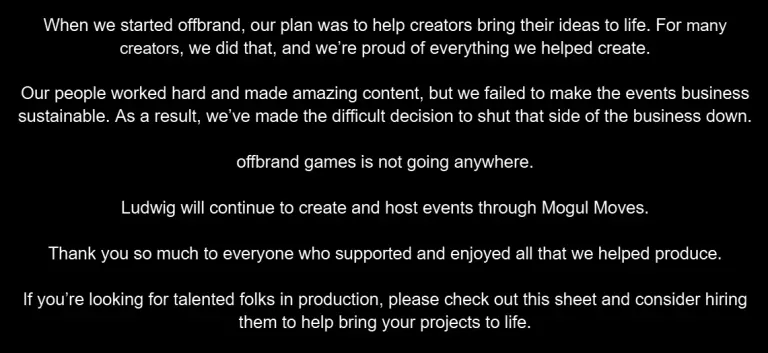 Offbrand ending
