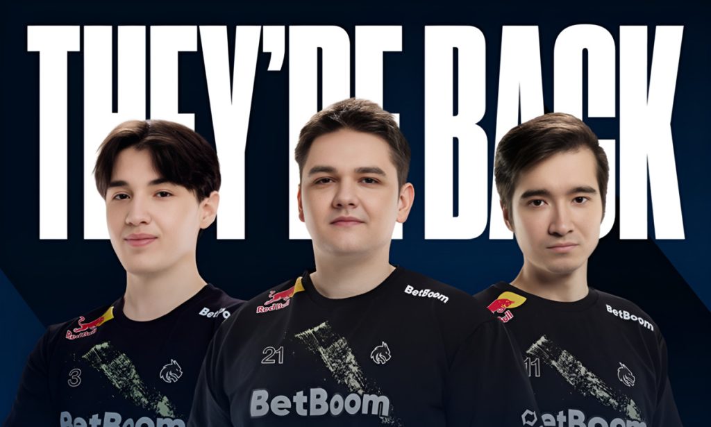 Team Spirit welcomes back Yatoro, Collapse, and Silent on their Dota 2 team.