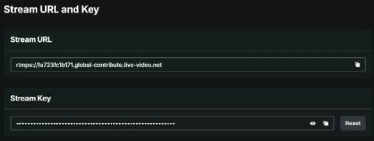 Most applications require users to have their stream key and URL to connect to Kick.