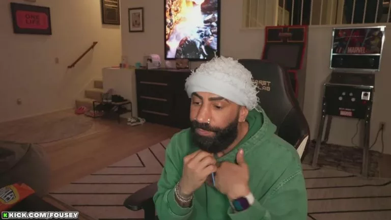 Kick banned Fousey after they caught him viewbotting.