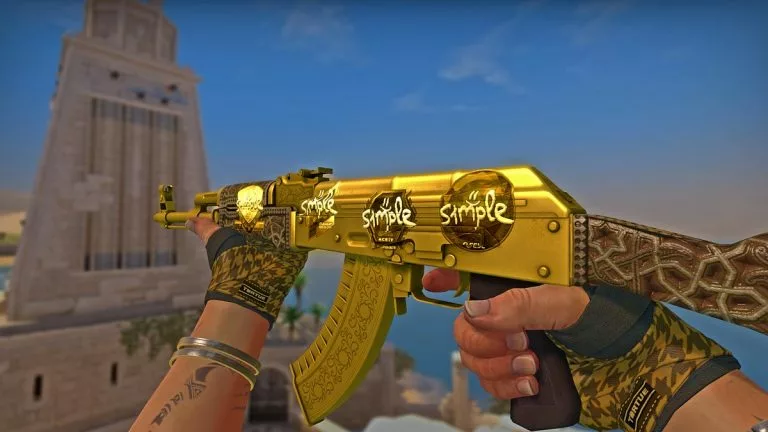 gold arabesque ak-47