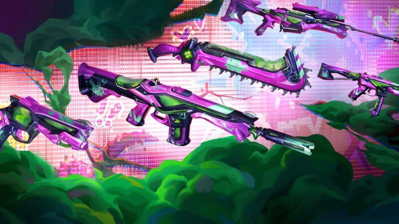 Bubblegum deathwish skins on valorant