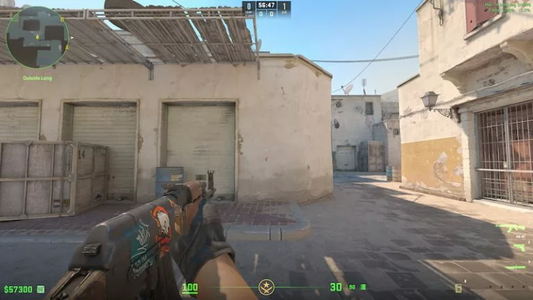 donk's crosshair in CS2