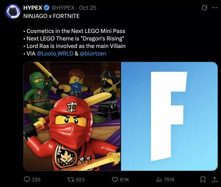 Fortnite Ninjago