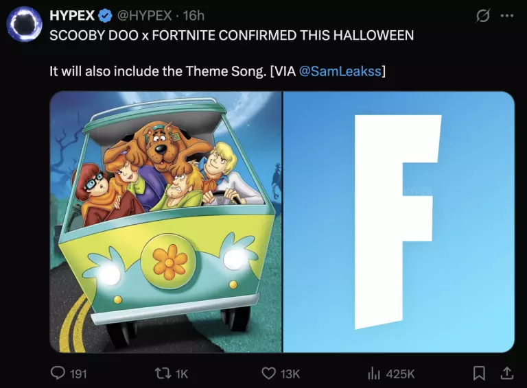 Fortnite Scooby Doo Leak