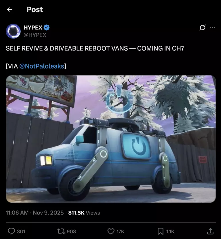 Fortnite leaks