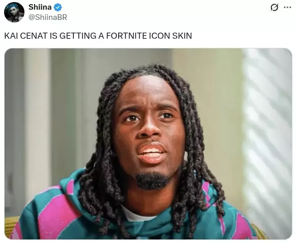 ShiinaBR posted soon after Kai Cenat that he was next in line for the Icon Series treatment.