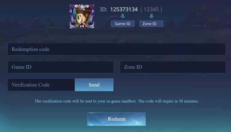 How to redeem MLBB codes online.