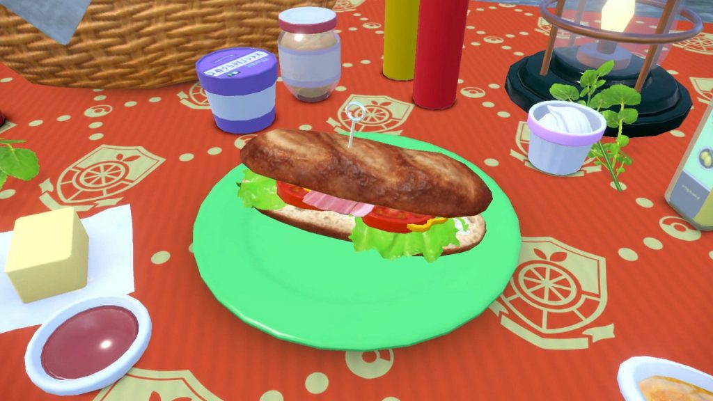 Shiny hunt in Pokemon Scarlet and Violet with the aid of herba mystica sandwiches.