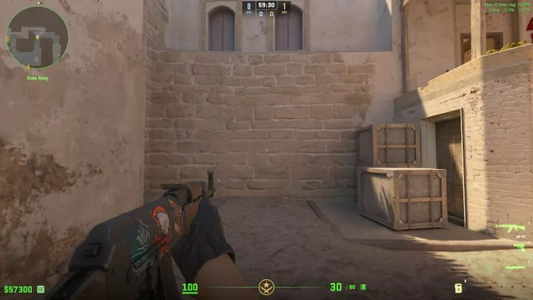 ZywOo's crosshair in CS2