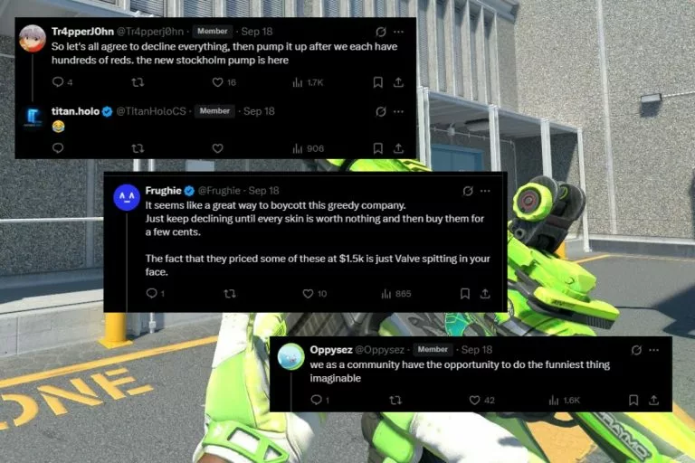 CS2 players on X