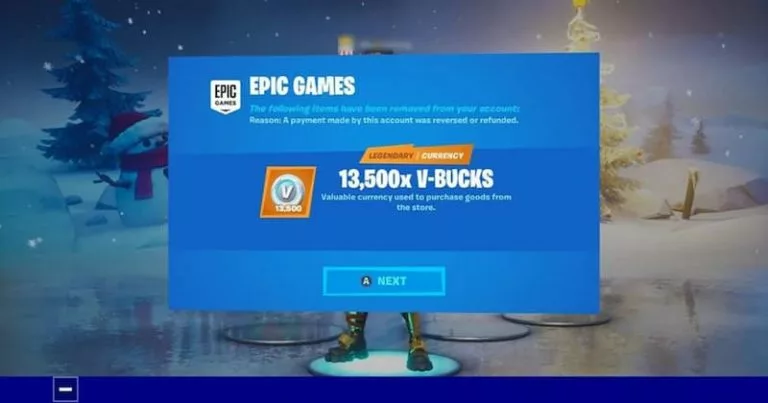 Fortnite Xbox refund