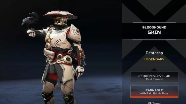 Legendary âDeathcapâ skin (Bloodhound)