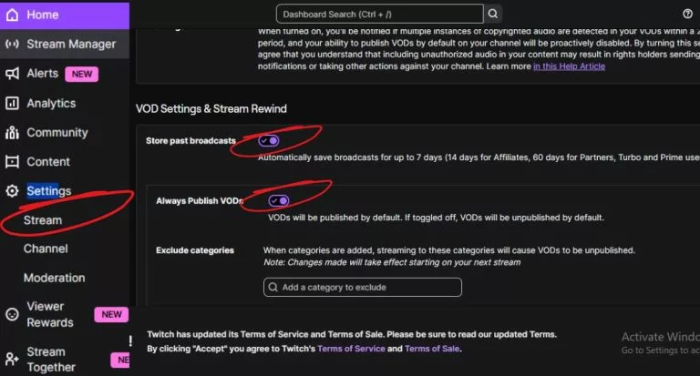 How to save Twitch streams