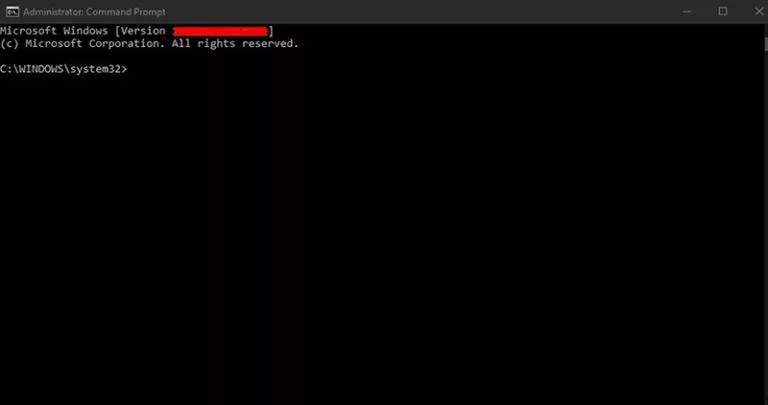 windows command prompt screenshot